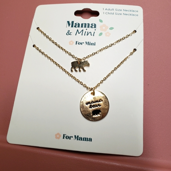 Mama and mini mama bear and baby bear necklaces - Picture 2 of 4